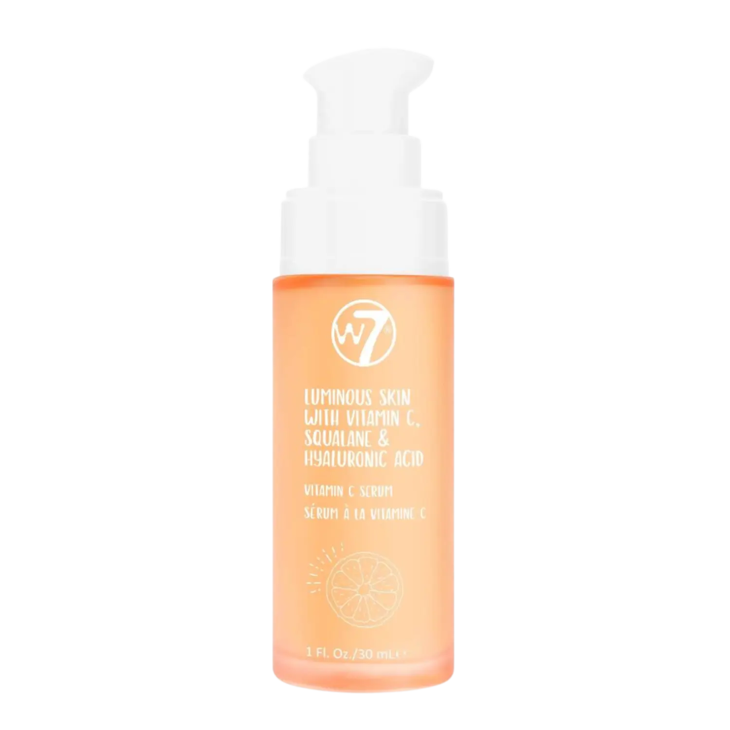 

W7 Luminous Skin осветляющая сыворотка с витамином С, скваланом и гиалуроновой кислотой, 30 мл
