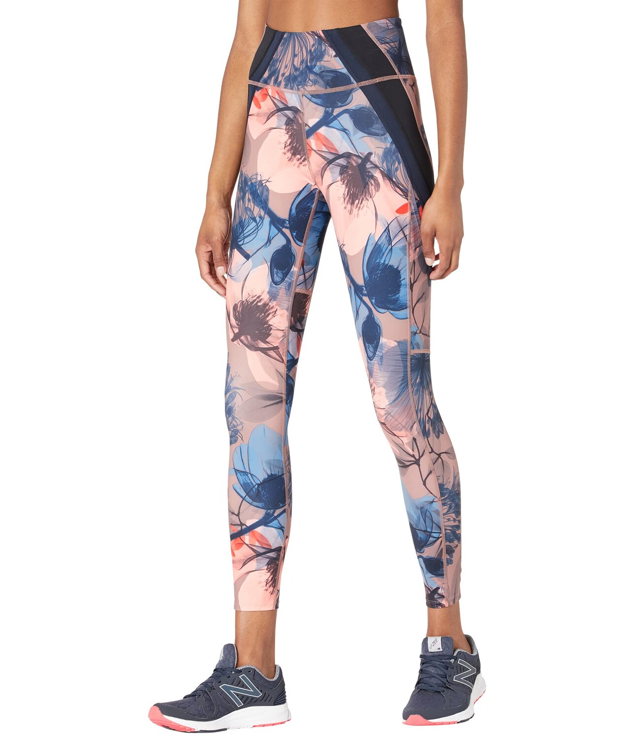 

Легинсы New Balance Transform 7/8 Sleek Printed, разноцветный, Коричневый