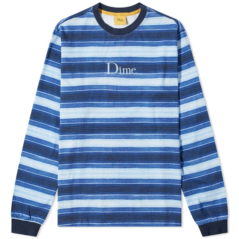 

Футболка Dime Long Sleeve Classic Striped Tee, Синий