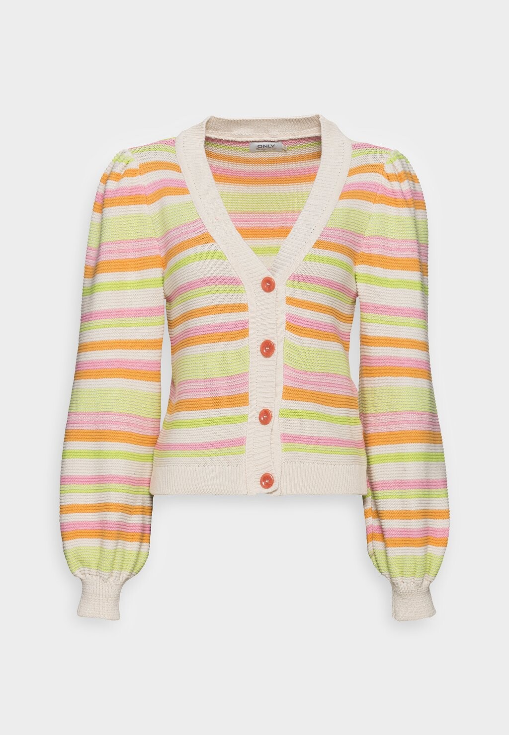 

Кардиган ONLY Onlraina Life V Neck Cardigan, мультиколор, Коричневый