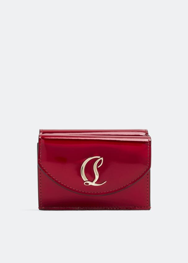 

Кошелек CHRISTIAN LOUBOUTIN Loubi54 compact wallet, красный