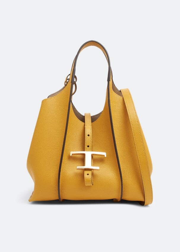 

Сумка-тоут TOD'S Timeless mini shopping bag, желтый