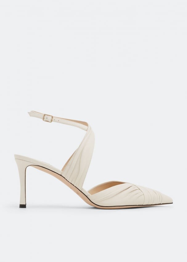 

Туфли JIMMY CHOO Basil 75 pumps, белый