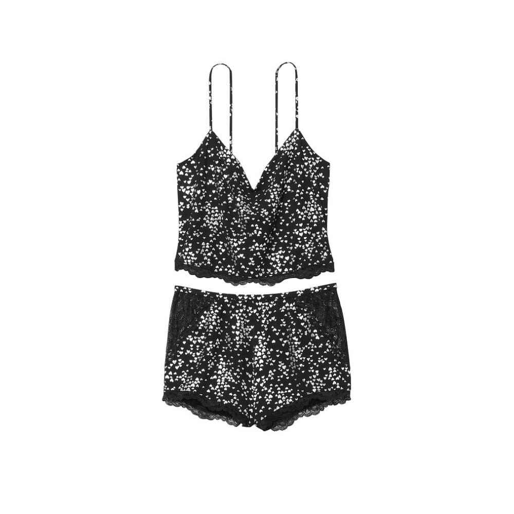 

Комплект Victoria's Secret Modal Lace Back Cami, черный