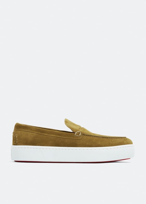 

Лоферы CHRISTIAN LOUBOUTIN Paqueboat boat shoes, зеленый