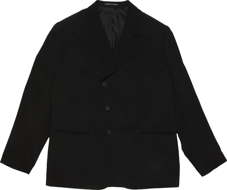 Куртка Yohji Yamamoto Pour Homme 6 Button 'Black', черный