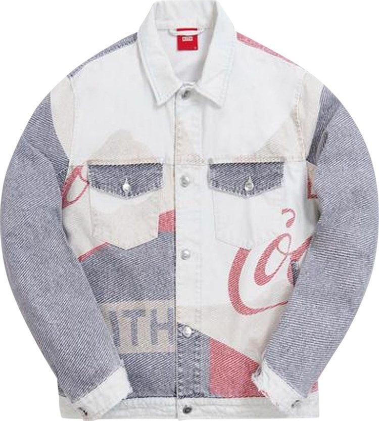 Куртка Kith x Coca-Cola Mountains Denim Jacket 'Multi', разноцветный - фото