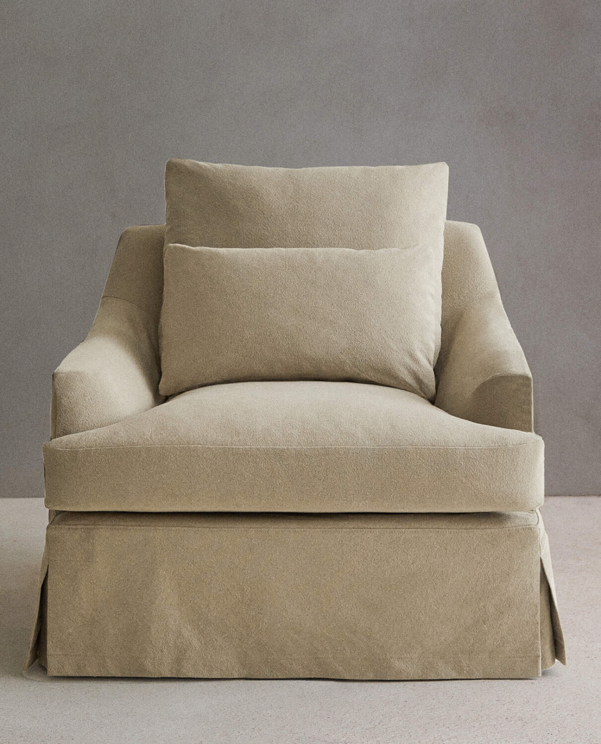 

Чехол для кресла Zara Home by Vincent Van Duysen 01 Cotton, серо-коричневый