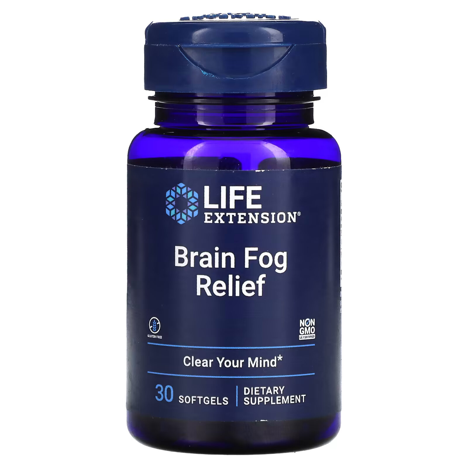 Life Extension, Средство от мозгового тумана, 30 мягких таблеток life extension cognitex alpha gpc 30 мягких таблеток