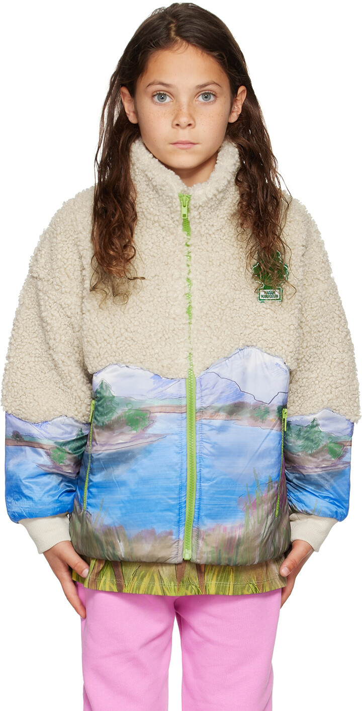 

Детский пуловер Off-White & Blue Forest Maison Mangostan