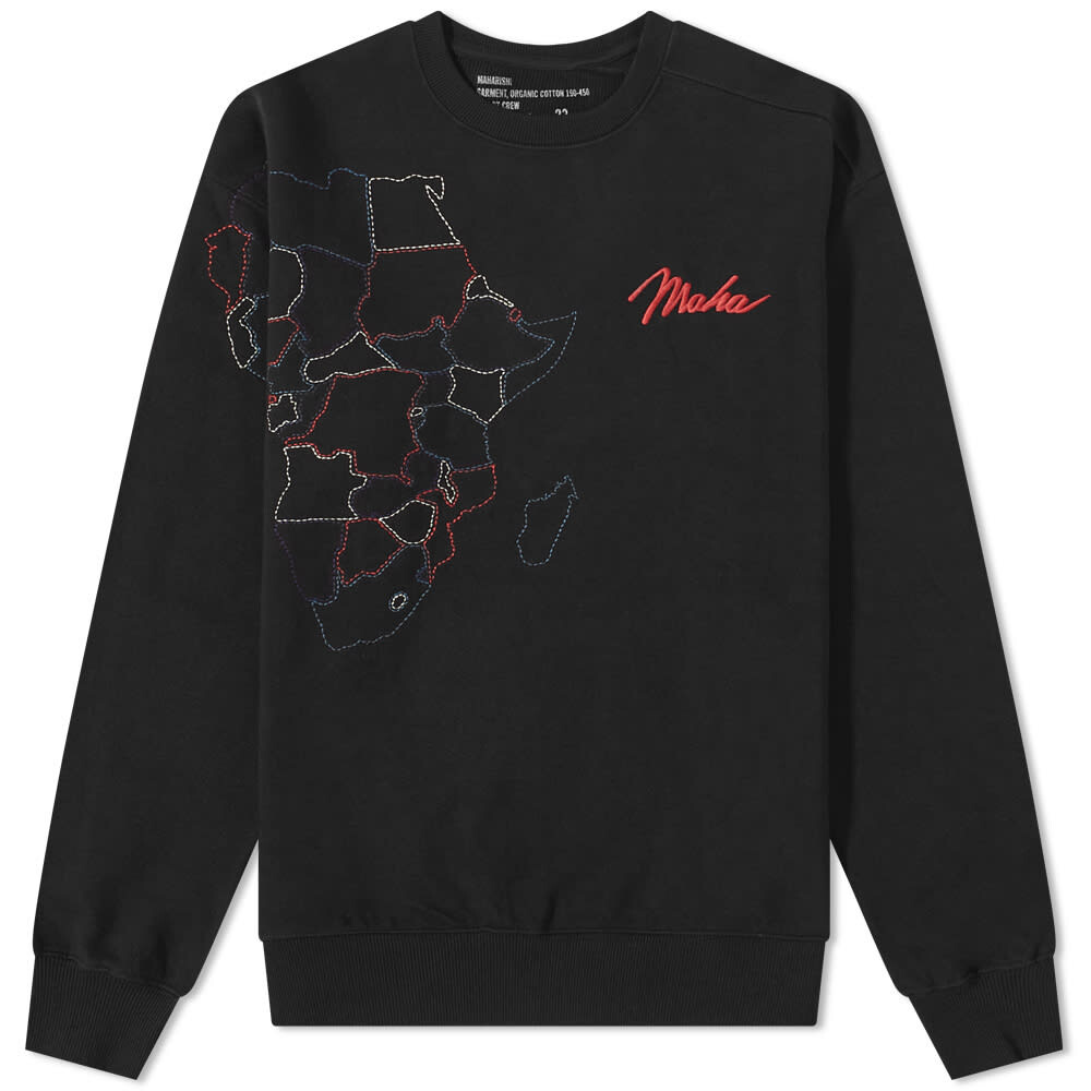 

Толстовка Maharishi Tour Of Africa Embroidered Crew Sweat, Черный