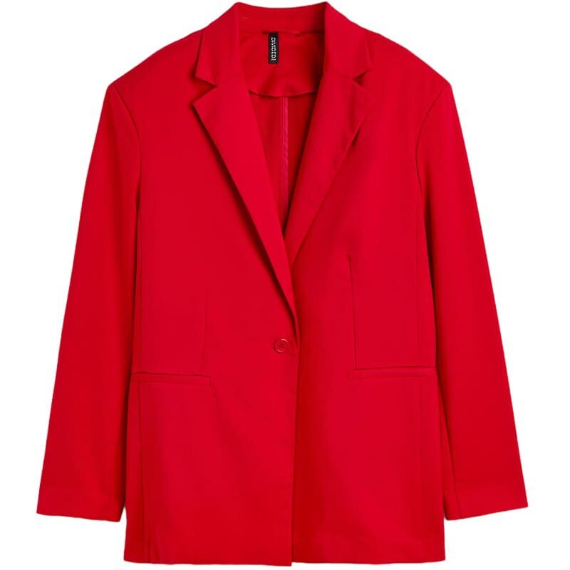 

Пиджак H&M Oversized Twill, красный