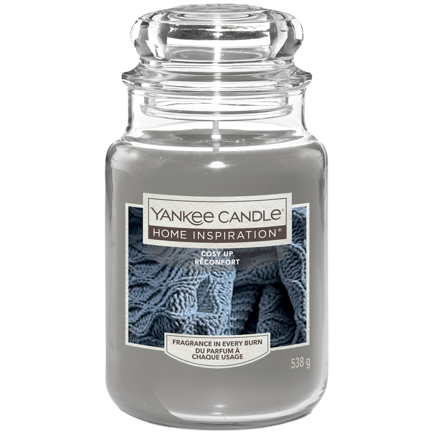 Yankee Candle Home Inspiration Cosy Up большая ароматическая свеча, 538 г ароматическая свеча yankee candle home inspiration pink pine 538 гр