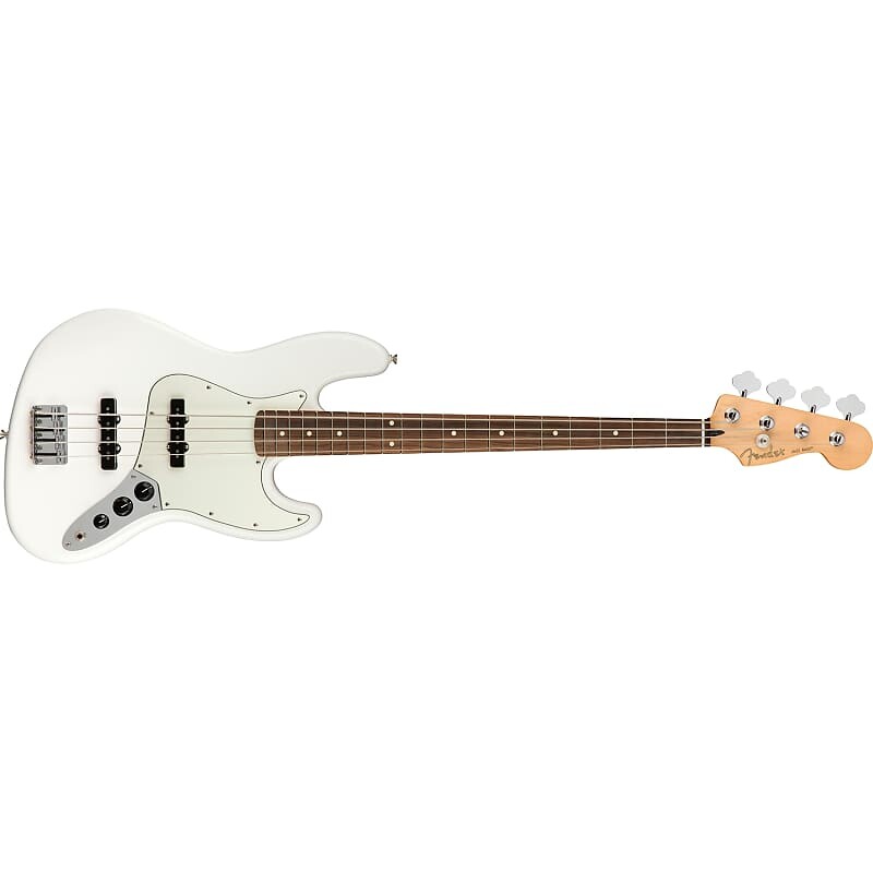 

Fender Player Jazz Bass, накладка на гриф Pau Ferro, цвет Polar White