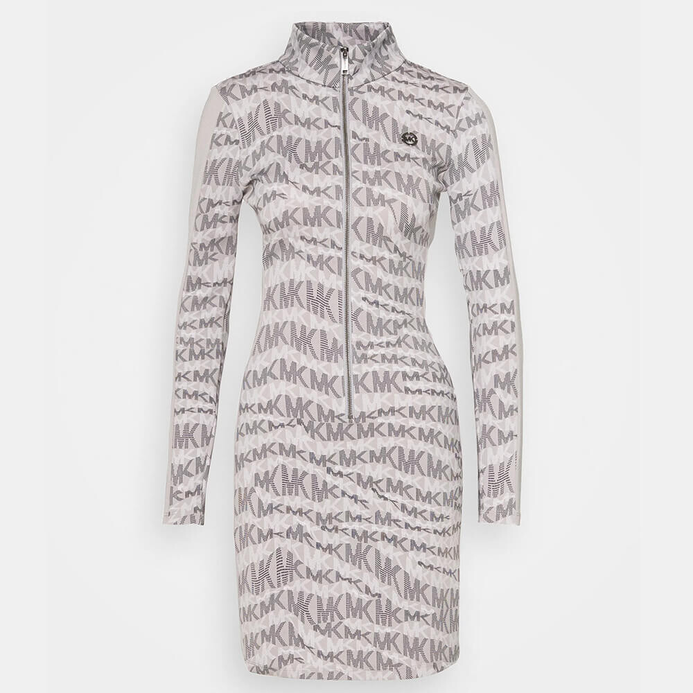 

Платье-мии MICHAEL Michael Kors Half Zip, серый