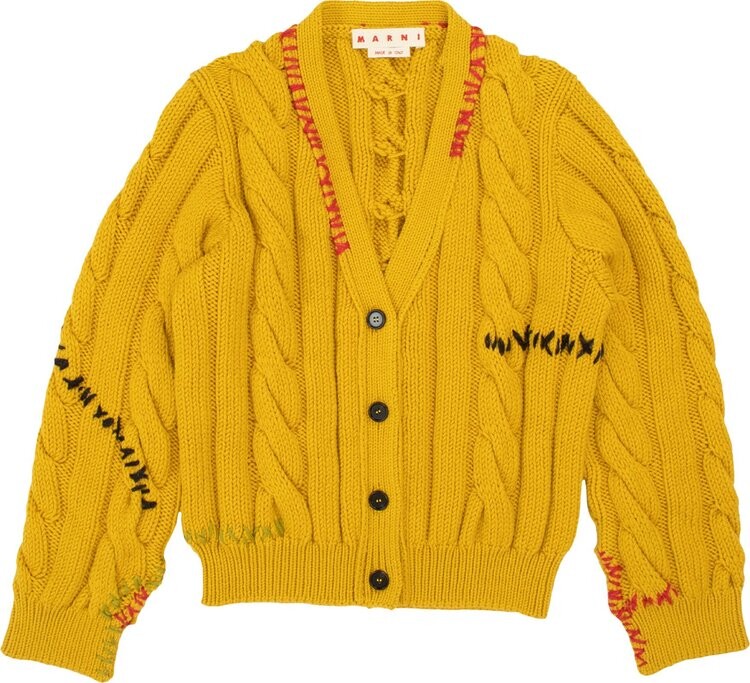 

Кардиган Marni Cardigan Cedar, коричневый