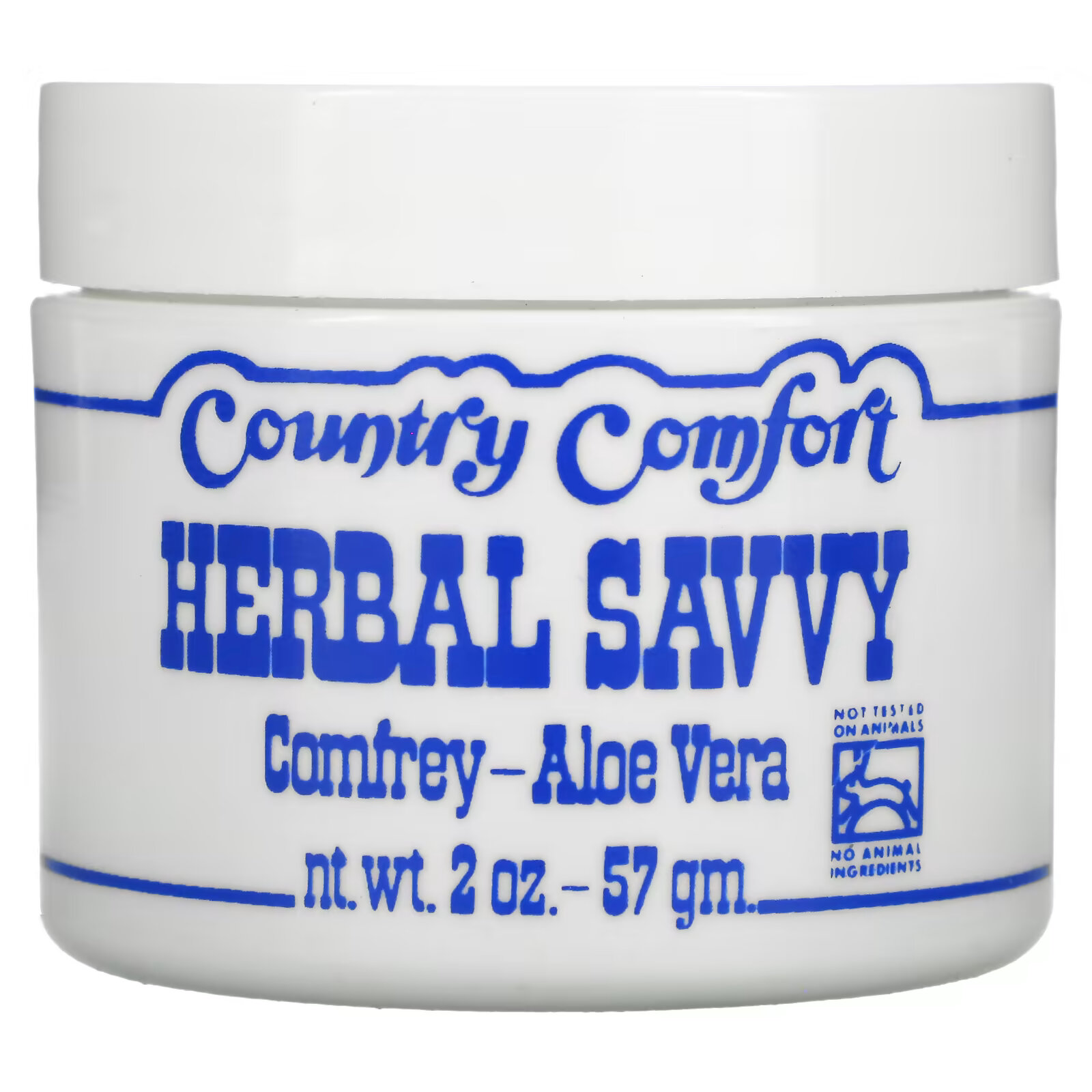 цена Country Comfort, Herbal Savvy, окопник и алоэ вера, 57 г (2 унции)