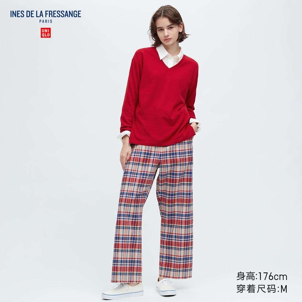 

Брюки повседневные Uniqlo, красный