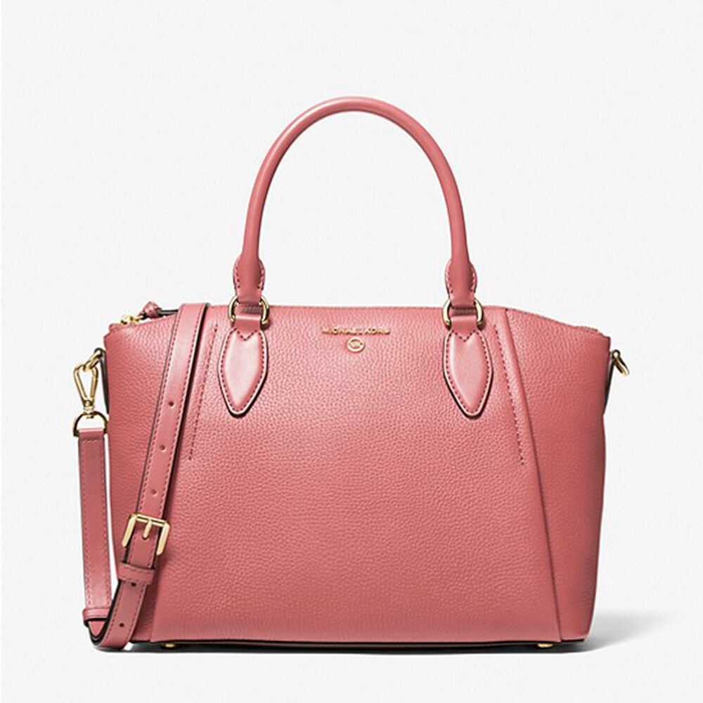 

Сумка Michael Michael Kors Sienna Medium Pebbled Leather, розовый