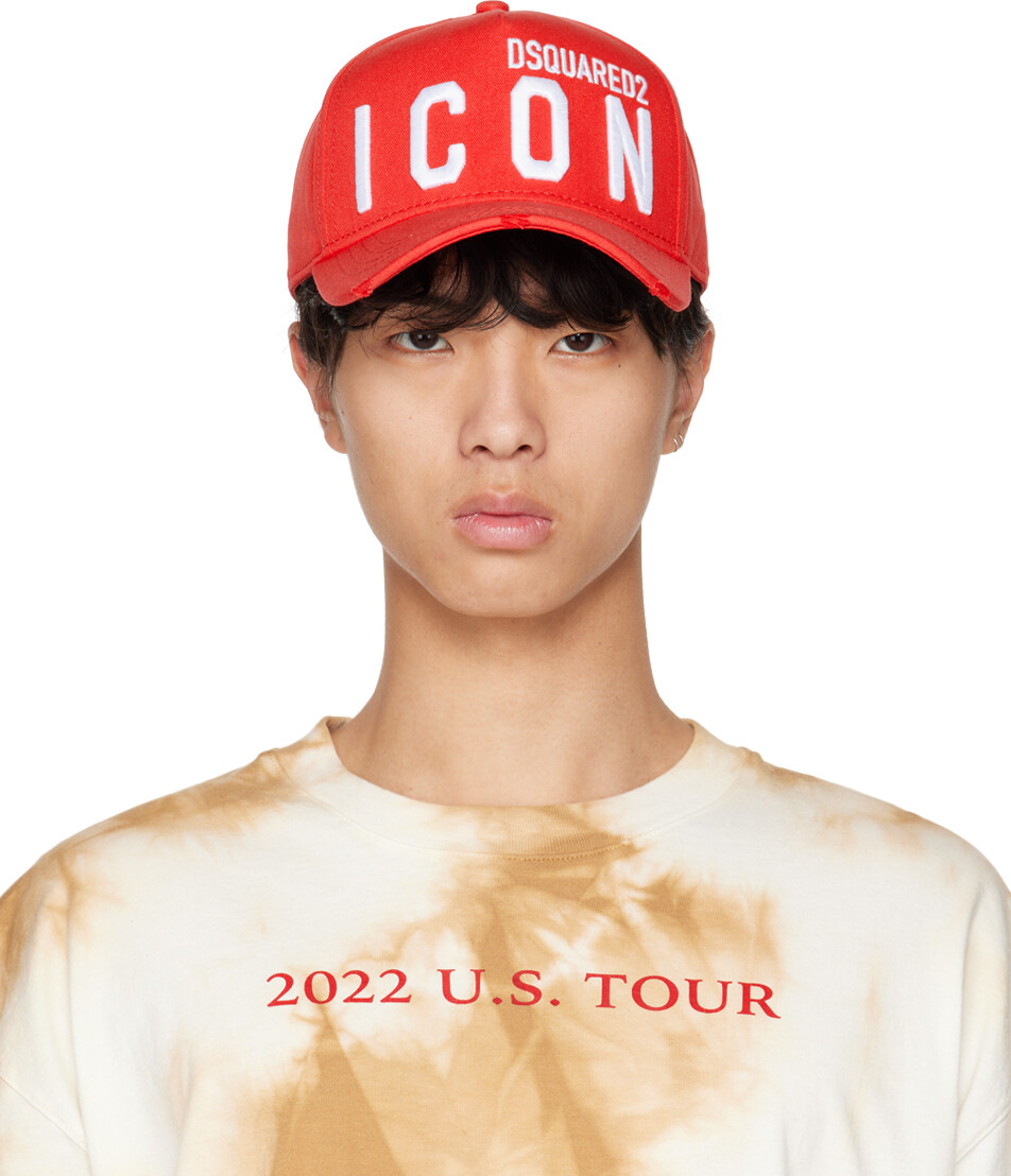 

Красная бейсболка Be Icon Dsquared2