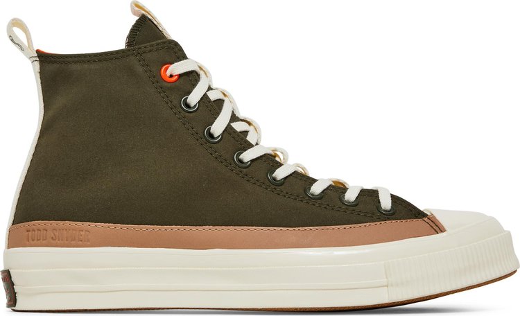 Кроссовки Converse Todd Snyder x Chuck 70 High Rebel Prep, зеленый