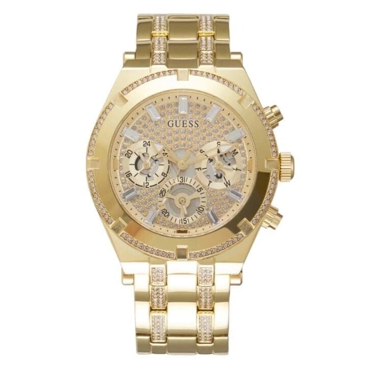 

Часы наручные Guess с хронографом, золотистый