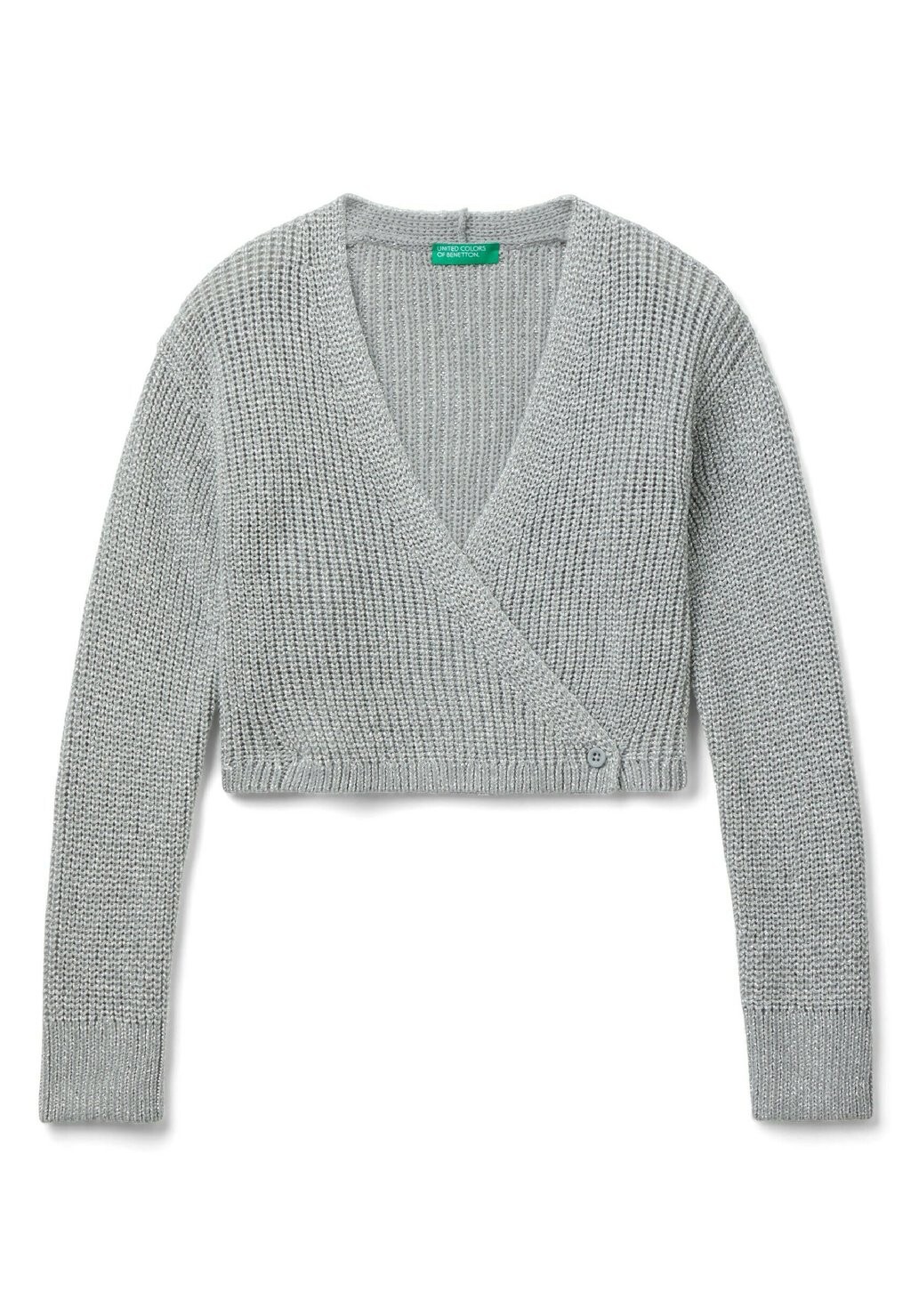 

Кардиган Crossover Front United Colors of Benetton, цвет grey