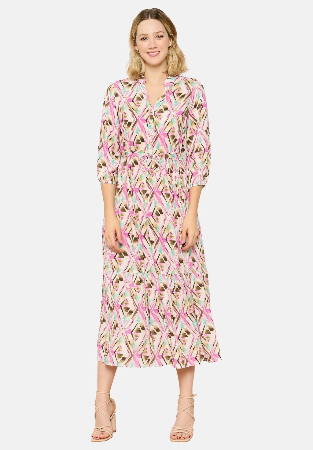 

Летнее платье With Graphic Print LolaLiza, цвет khaki faded