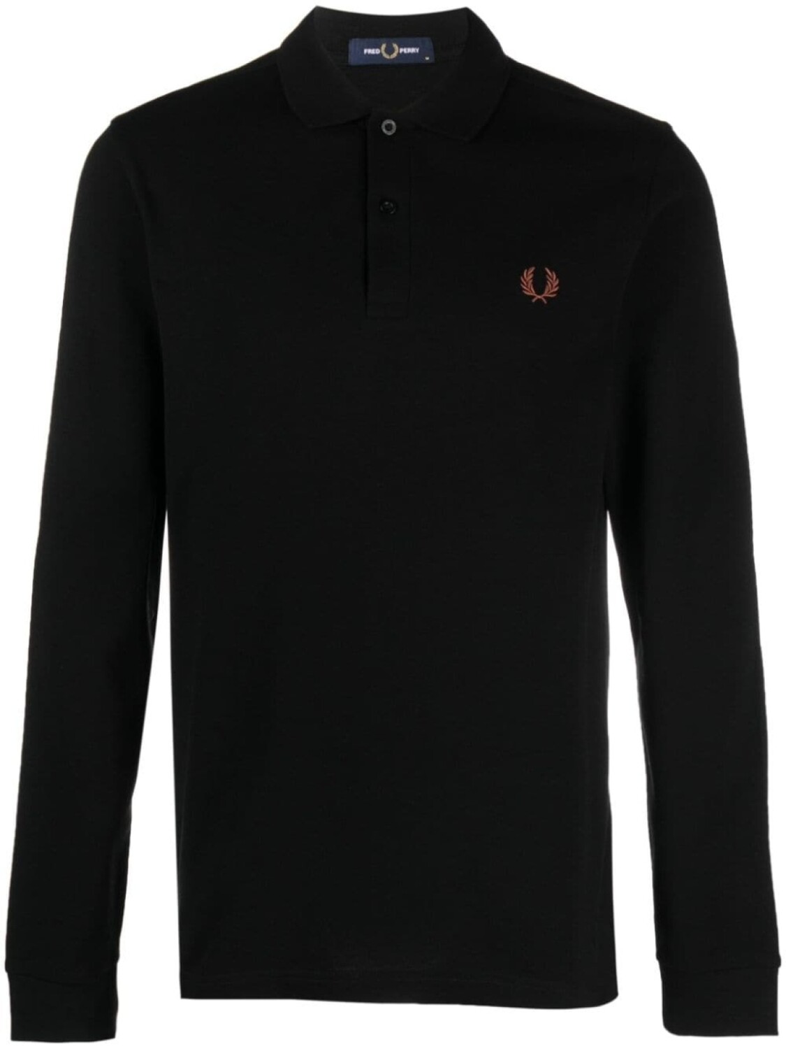 

Fred Perry рубашка поло с вышитым логотипом, черный