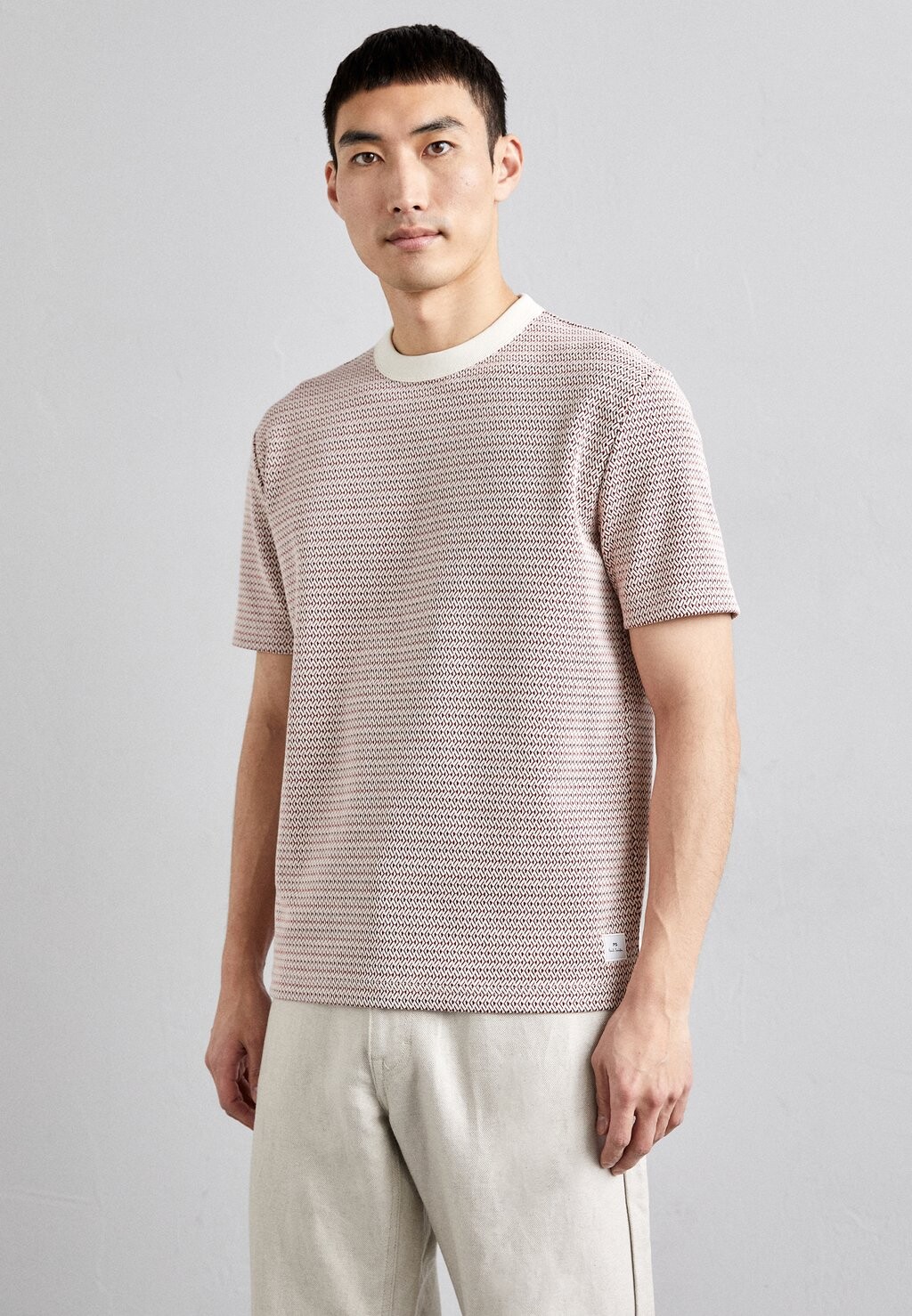 

Футболка с принтом MENS PS Paul Smith, кремовый