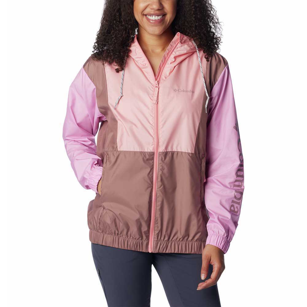 Куртка Columbia Lily Basin Hoodie Rain, розовый
