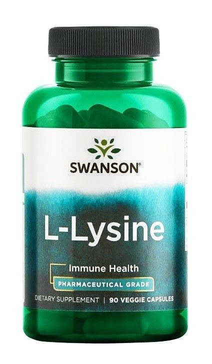 Набор аминокислот в капсулах Swanson Ajipure L-Lizyna, 90 шт