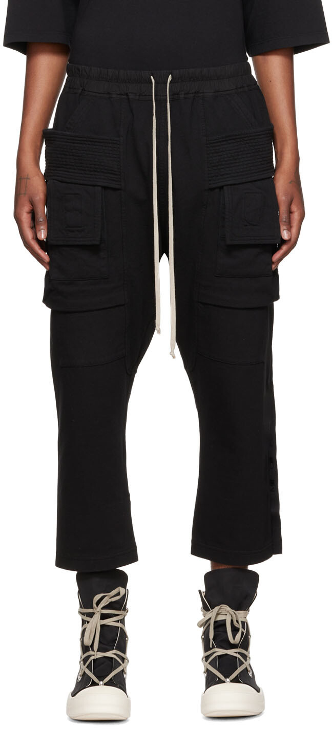 

Черные брюки карго Creatch Rick Owens Drkshdw