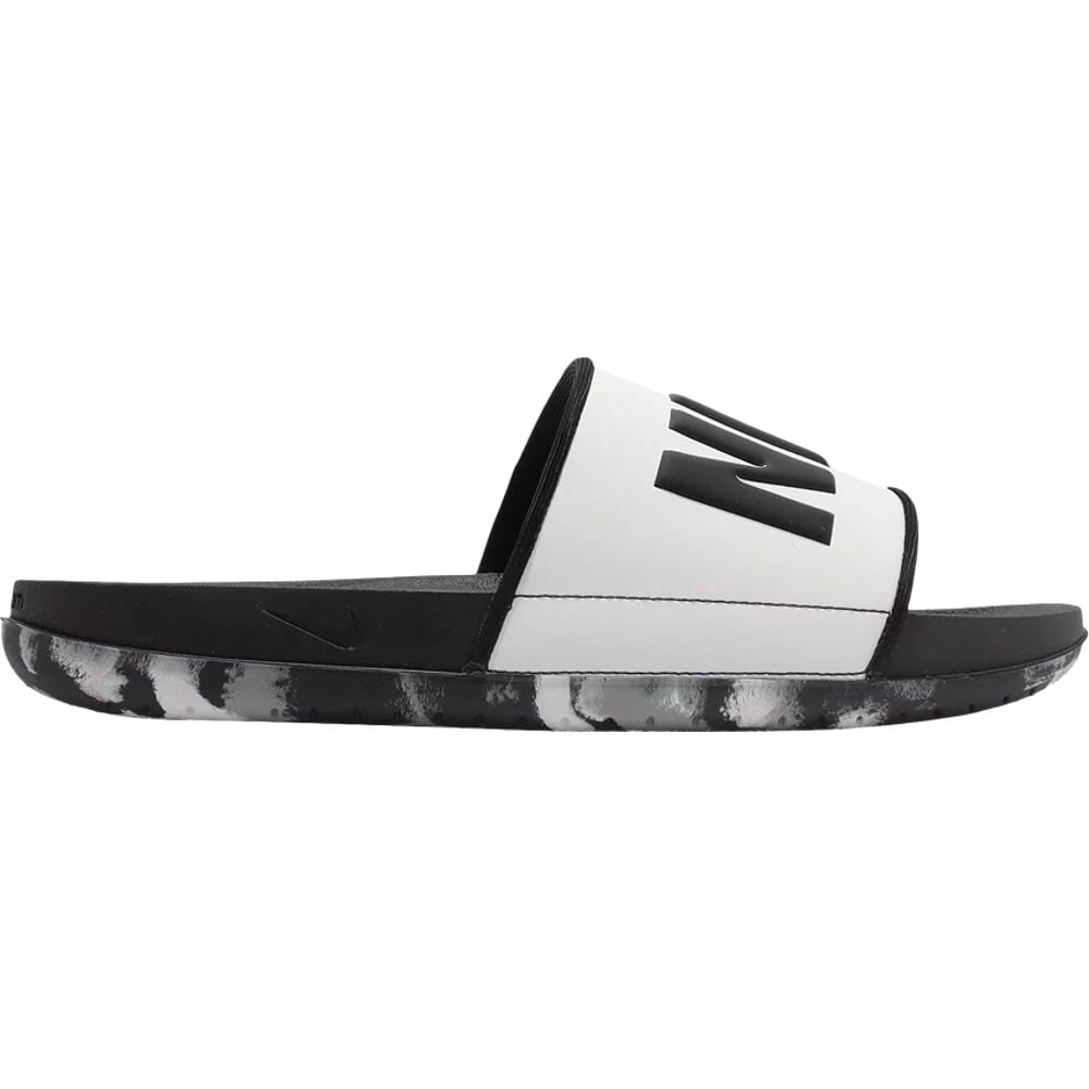 

Шлепки Nike Offcourt Slide Marble Black White, черный/белый