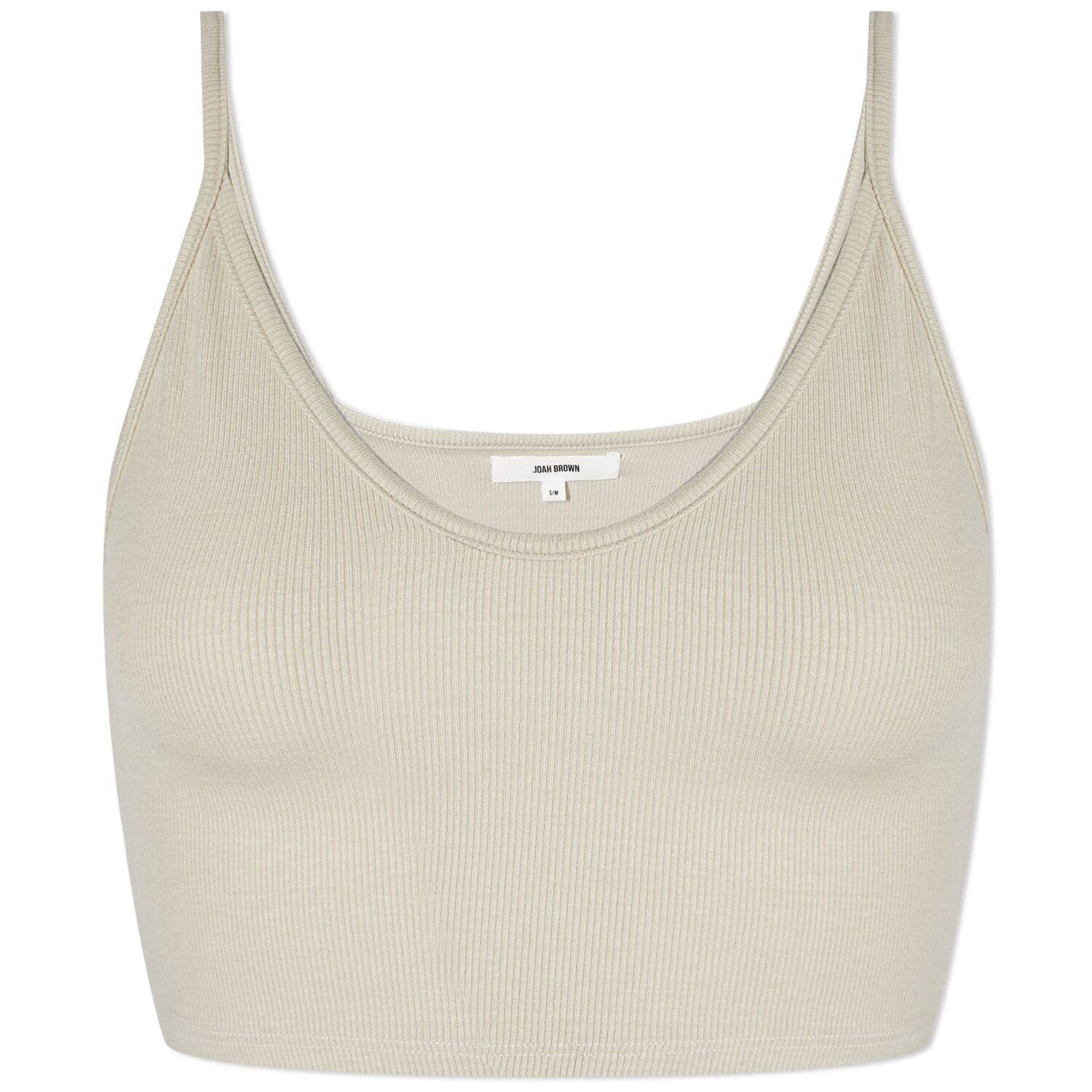 

Топ Joah Brown Strappy Crop Tank, кремовый