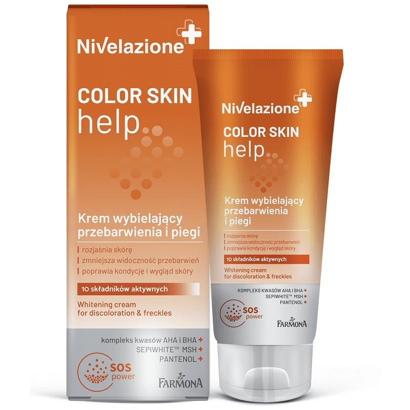 Farmona Nivelazione Color Skin Help отбеливающий крем от пигментных пятен и веснушек 50мл