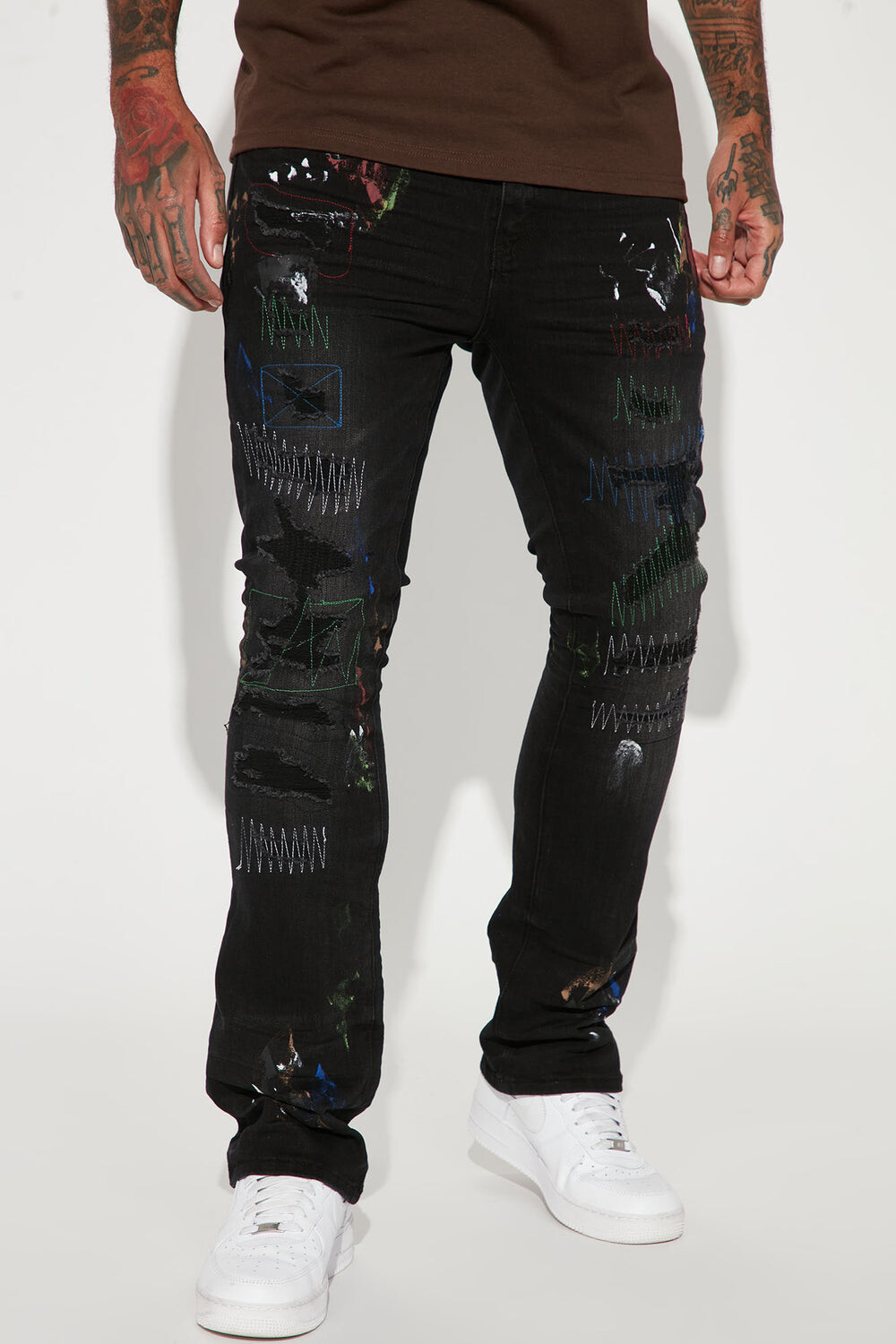 

Джинсы скинни Fashion Nova AZTECBLK, черный