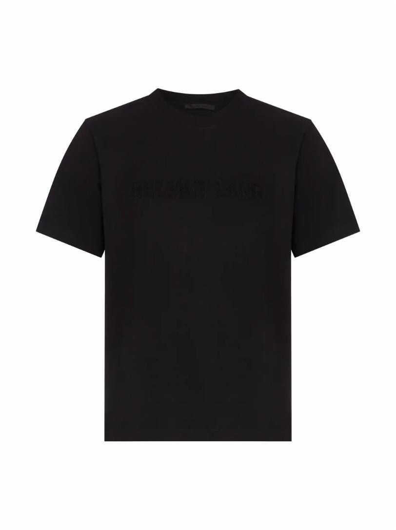 

Хлопковая футболка с логотипом Helmut Lang