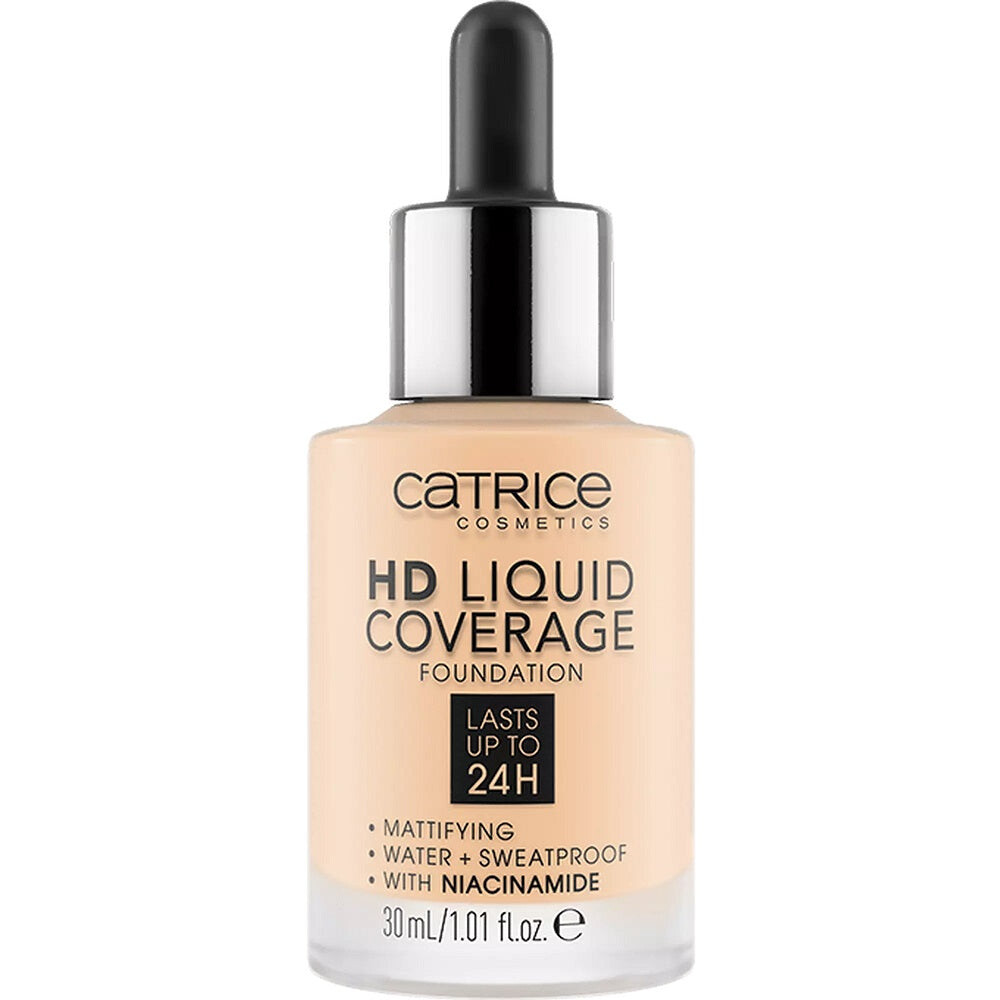 

Catrice HD Liquid Coverage Foundation 24H 002 Бежевый фарфор 30мл