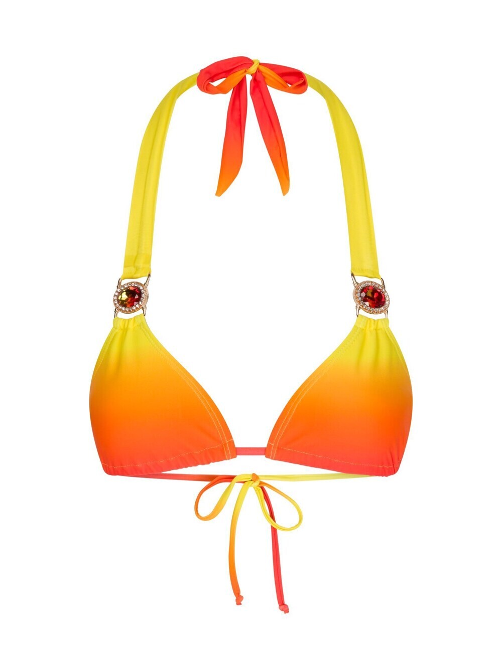 

Треугольный топ бикини Moda Minx Club Tropicana, желтый