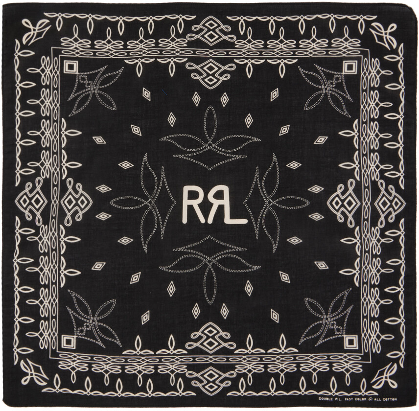 

Черная бандана с логотипом RRL