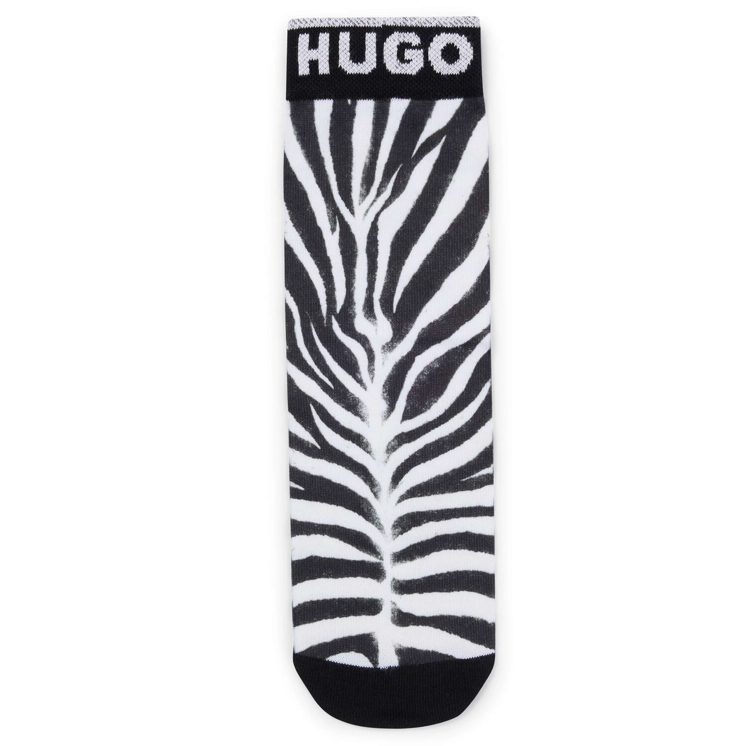 

Короткие носки Hugo With Animal Motif And Logo, черный/белый