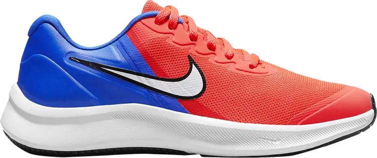 

Кроссовки Nike Star Runner 3 GS 'Bright Crimson Racer Blue', оранжевый