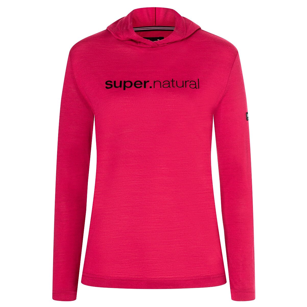 

Толстовка с капюшоном Super Natural Women's Relax Light, цвет Sangria