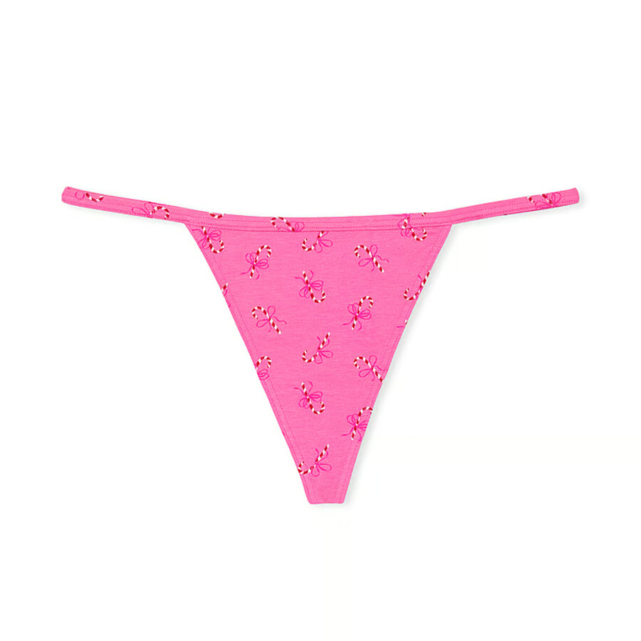 

Трусики-стринги Victoria's Secret Stretch Cotton Smooth, розовый