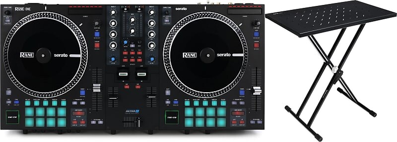 

Комплект 2-канального моторизованного DJ-контроллера Rane One с Gator Frameworks GFW-UTL-XSTDTBLTOPSET Утилита настольная с двойной подставкой X-Style Rane + Gator Frameworks ONEXUS=1 GFW-UTL-XSTDTBLTOPSET=1