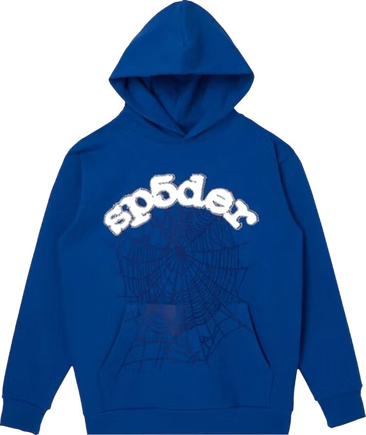 

Худи Sp5der Logo Hoodie 'Blue', синий