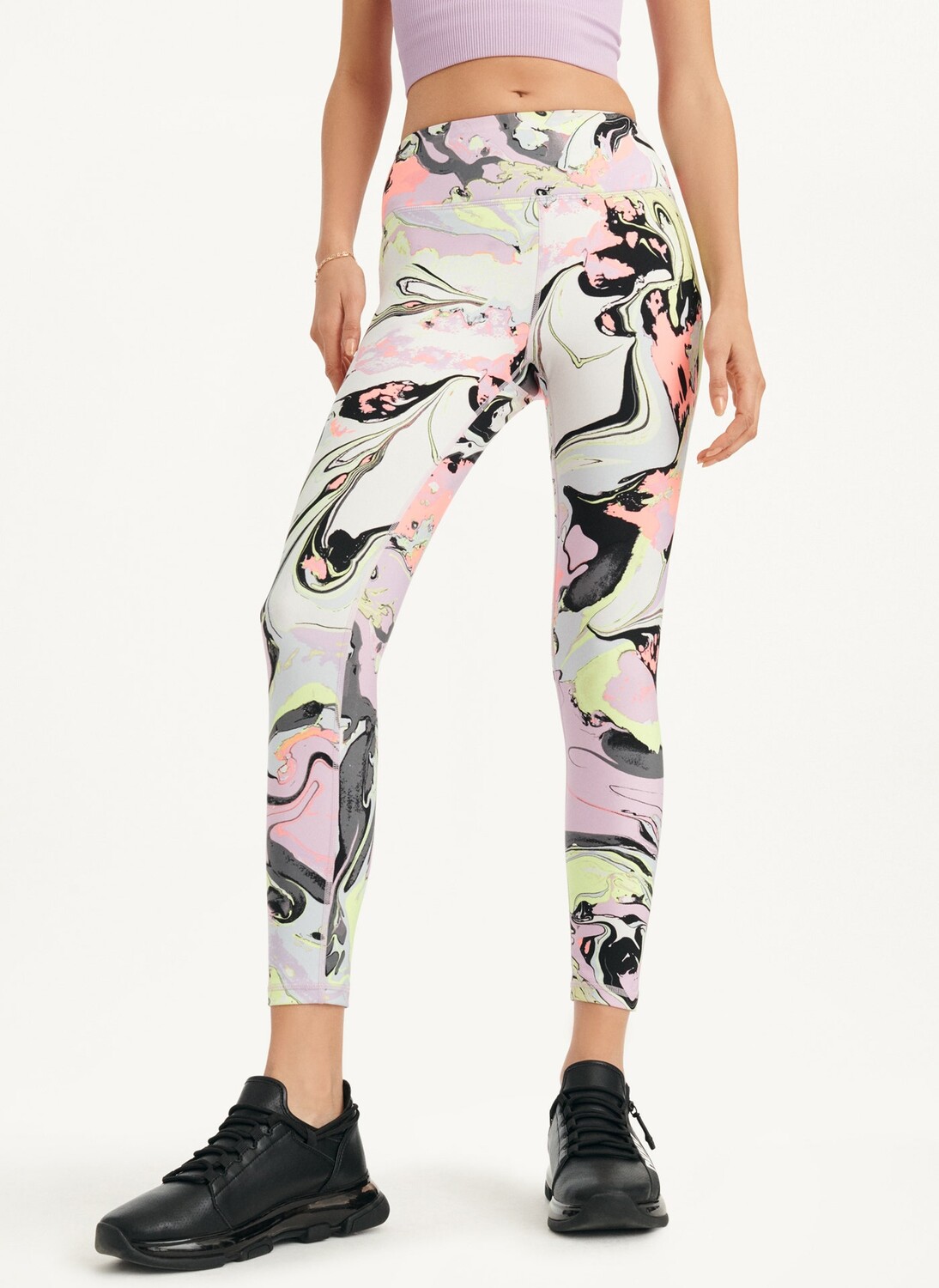 

Леггинсы с принтом DKNY