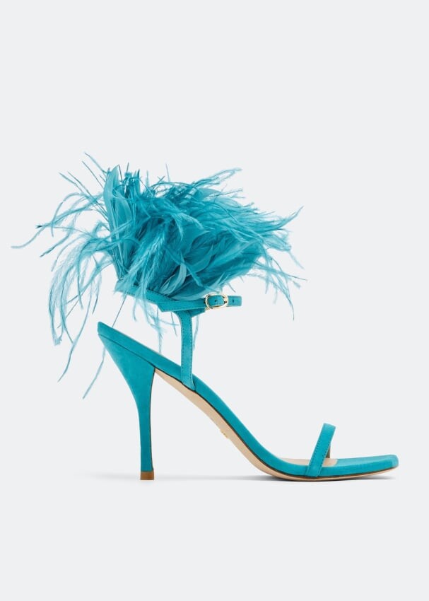 

Сандалии STUART WEITZMAN Plume 100 sandals, синий