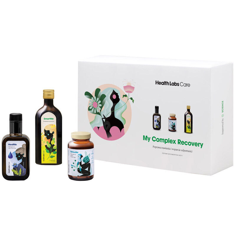 

Health Labs Care My Complex Recovery набор БАД: HealMe, 250 мл + DetoxMe, 90 капсул/1 упаковка + SmartMe, 250 мл